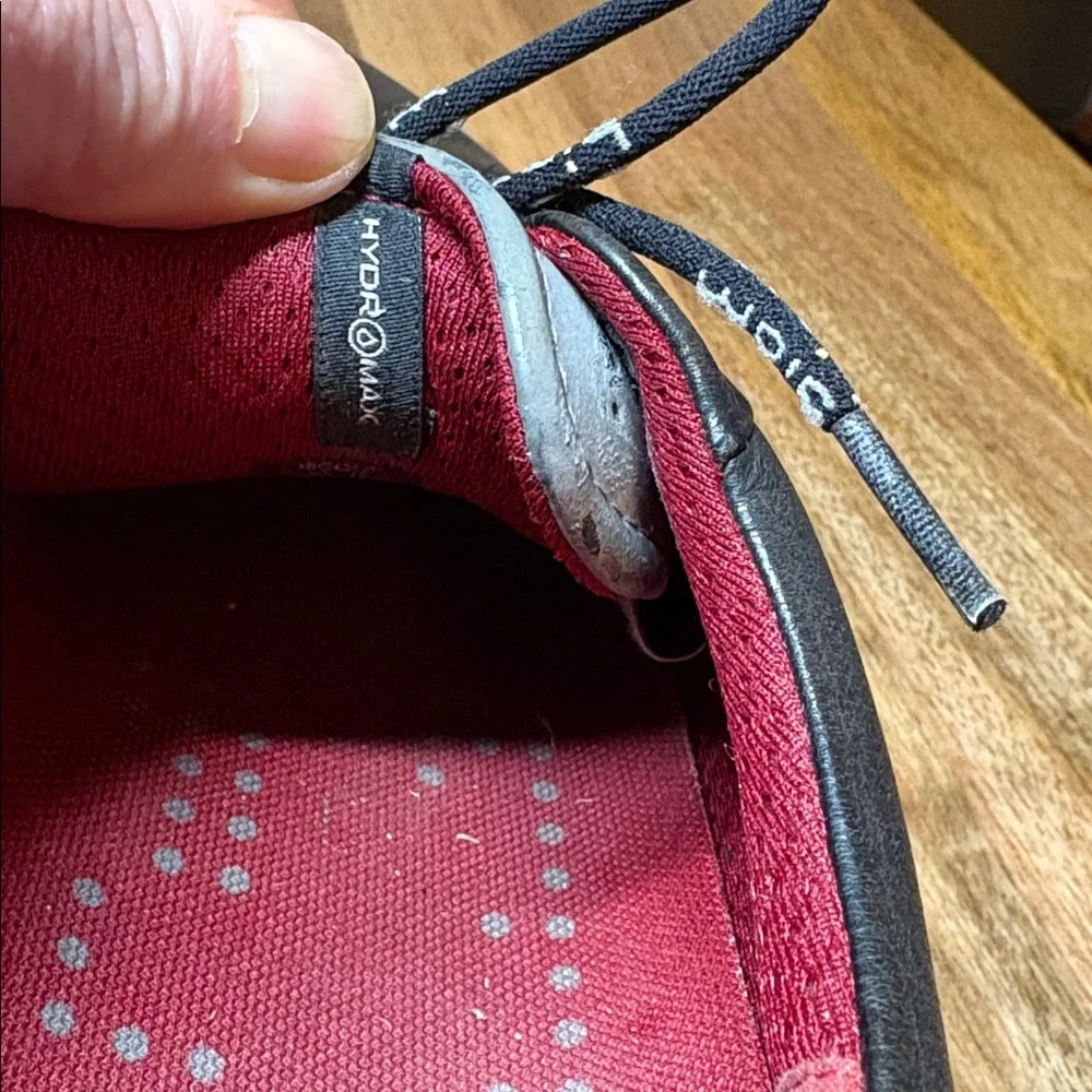 Ecco Black Leather Sneakers Size 45
